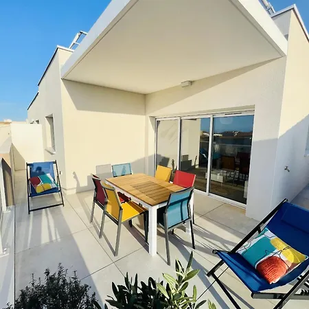 아파트 Lumineux Cap D'agde Vue Idealement Situe *